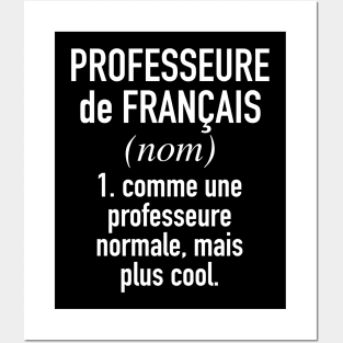 French Teacher (Female) - in French Language Posters and Art
